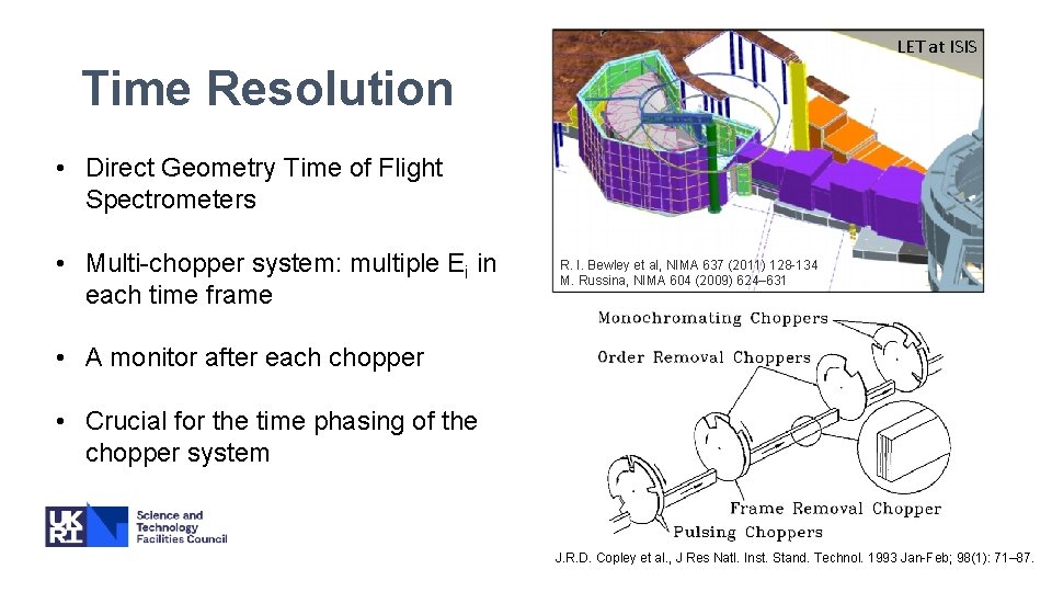 LET at ISIS Time Resolution • Direct Geometry Time of Flight Spectrometers • Multi-chopper