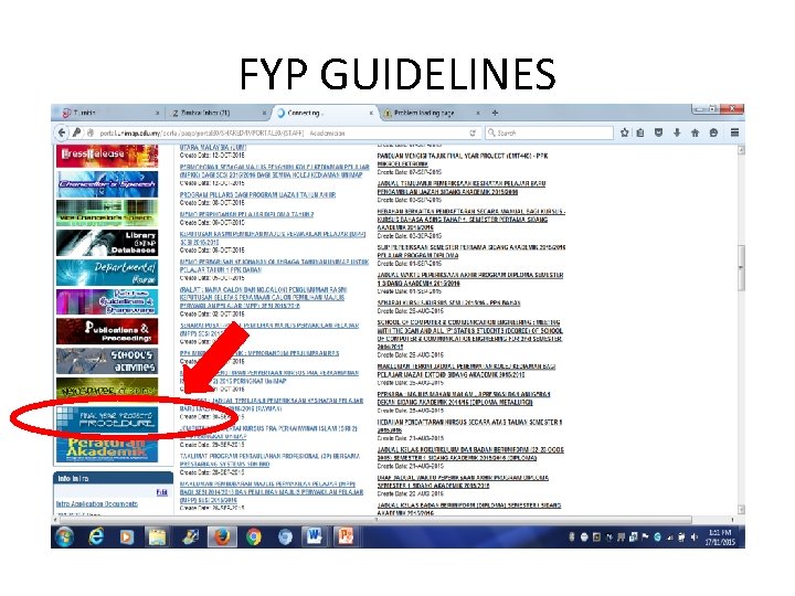 FYP GUIDELINES 