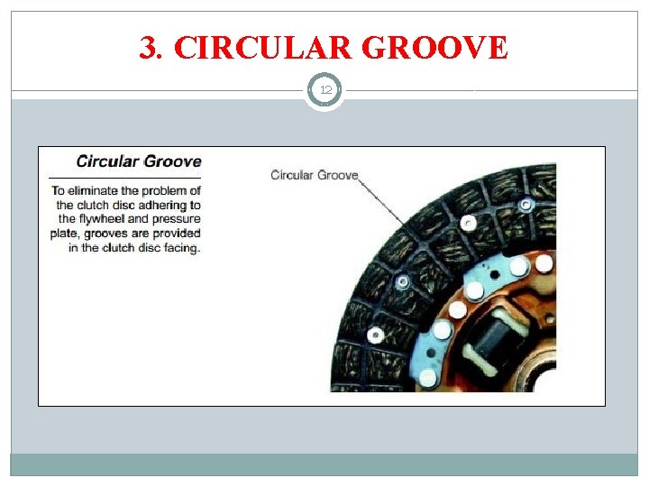 3. CIRCULAR GROOVE 12 