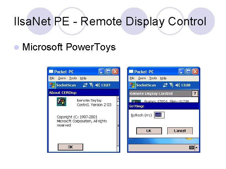 Ilsa. Net PE - Remote Display Control l Microsoft Power. Toys 