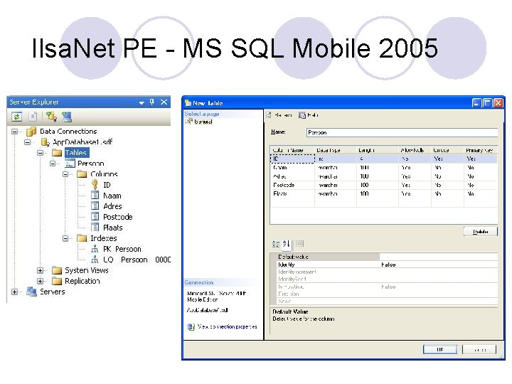 Ilsa. Net PE - MS SQL Mobile 2005 