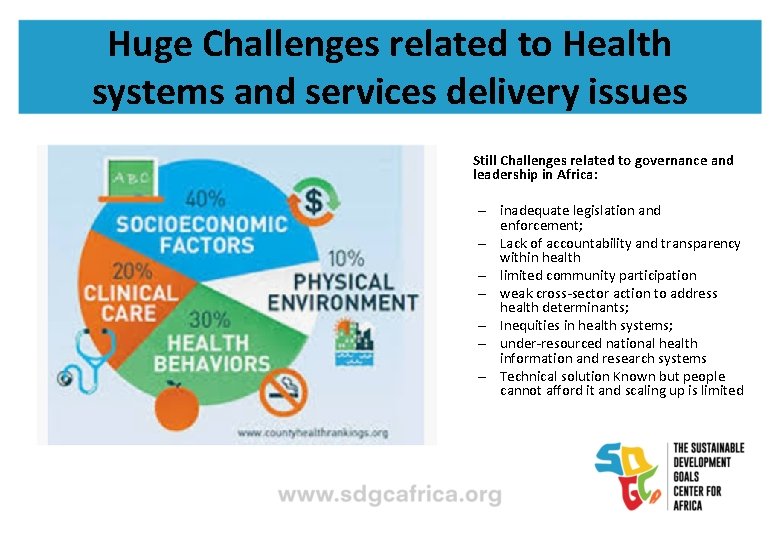Good Health and wellbeing in Africa African Health