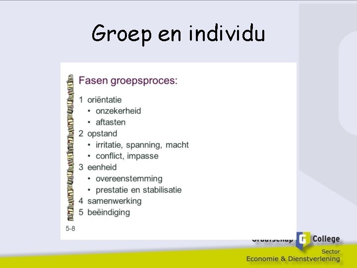 Groep en individu 