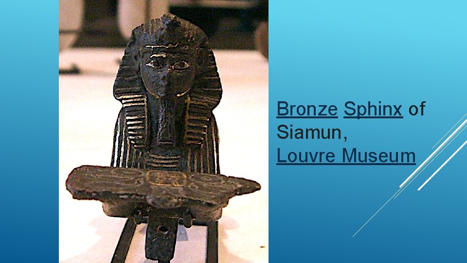Bronze Sphinx of Siamun, Louvre Museum 