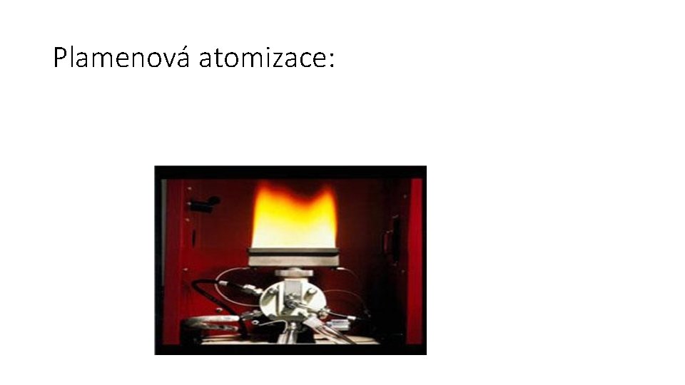 Plamenová atomizace: 