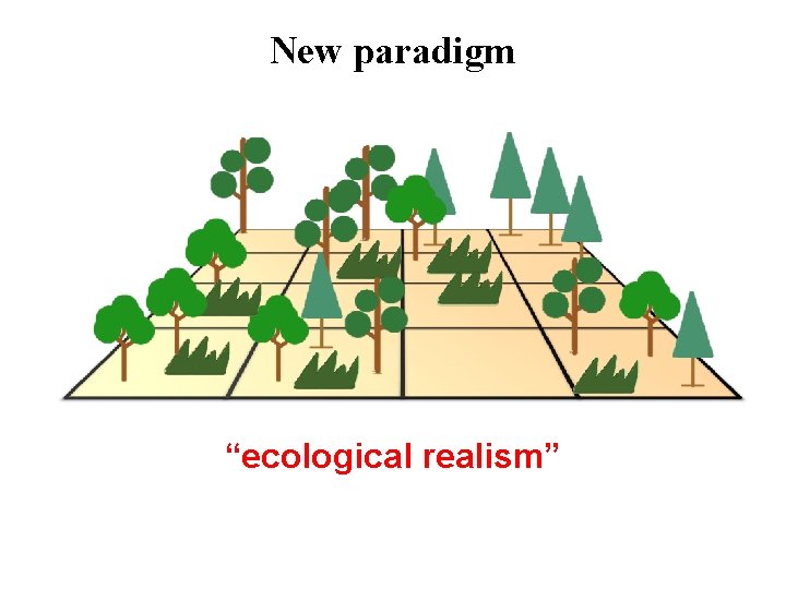 New paradigm “ecological realism” 