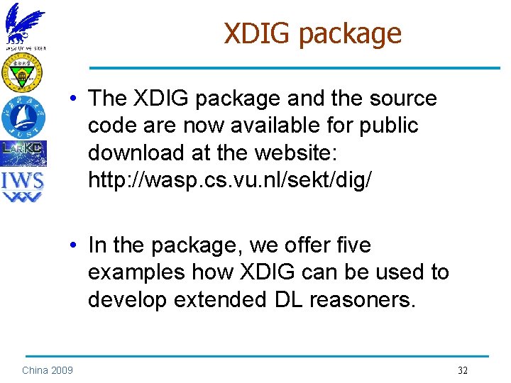 XDIG package • The XDIG package and the source code are now available for