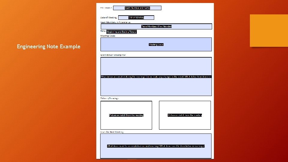 Engineering Note Example 