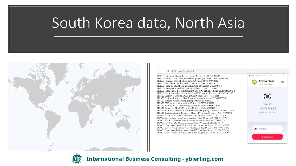 South Korea data, North Asia 