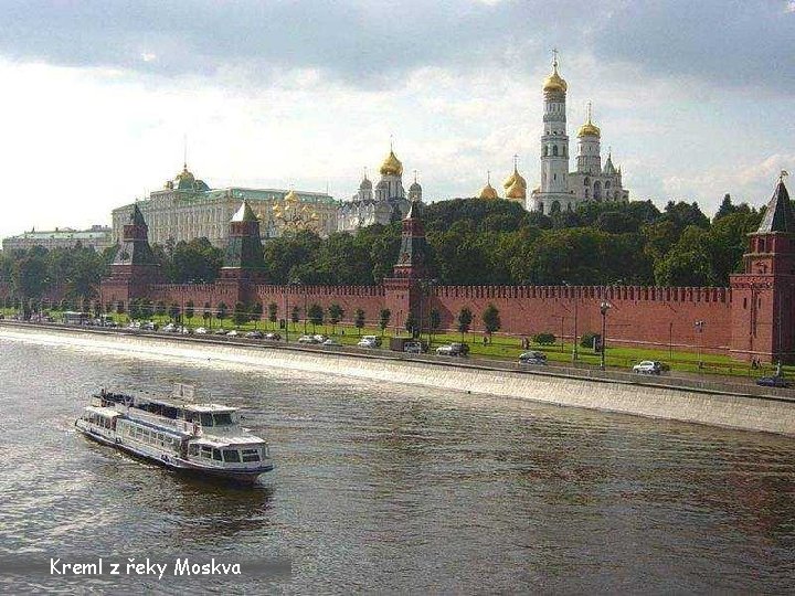 Kreml z řeky Moskva 