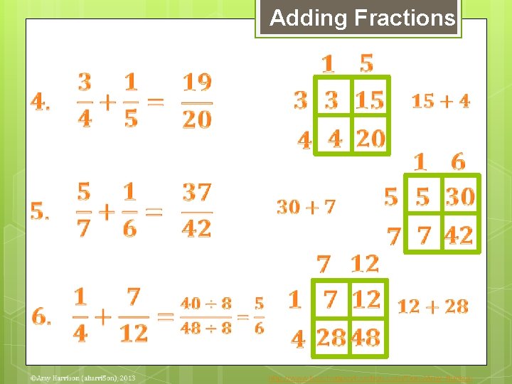 Adding Fractions 