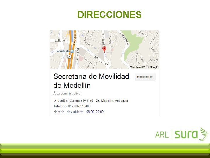 DIRECCIONES 