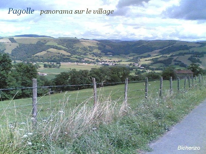 Pagolle panorama sur le village 