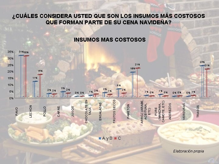 ¿CUÁLES CONSIDERA USTED QUE SON LOS INSUMOS MÁS COSTOSOS QUE FORMAN PARTE DE SU