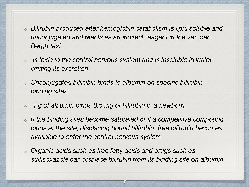 Bilirubin produced after hemoglobin catabolism is lipid soluble and unconjugated and reacts as an