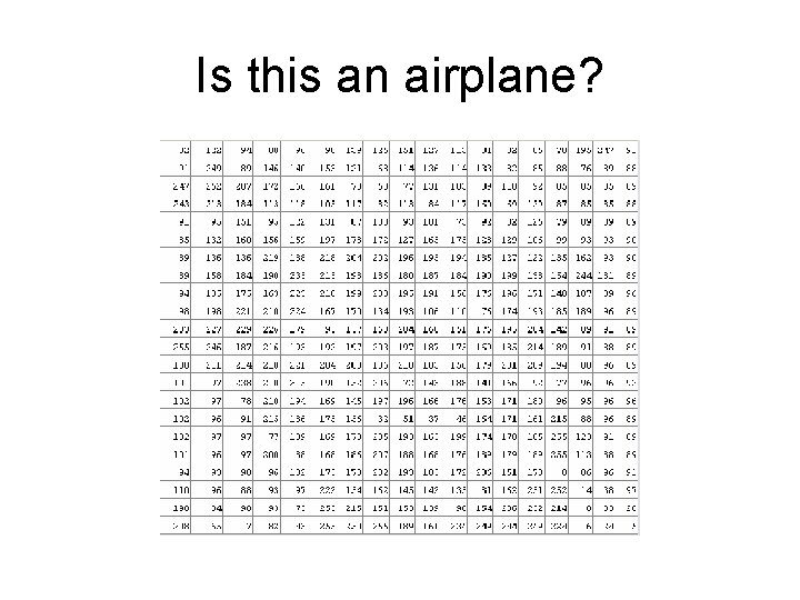 Is this an airplane? 