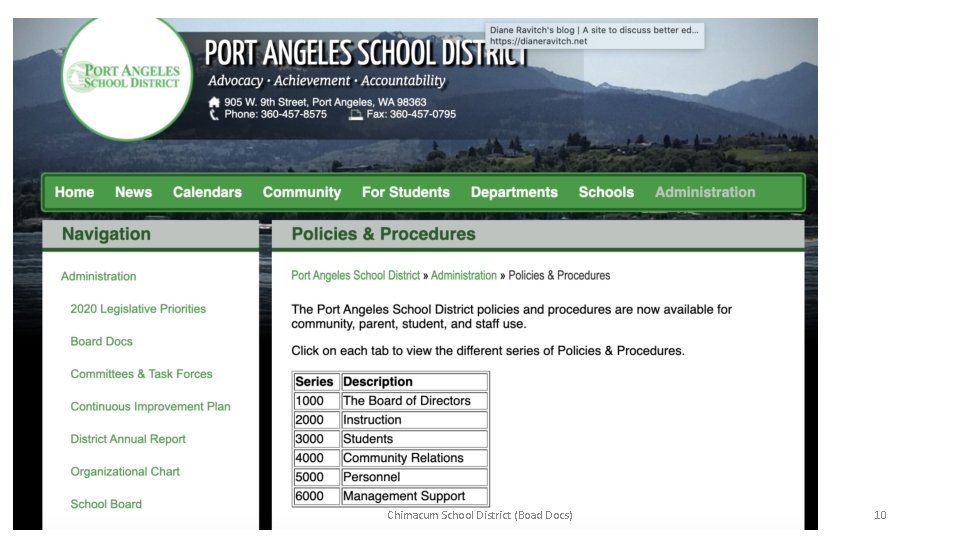 Chimacum School District (Boad Docs) 10 