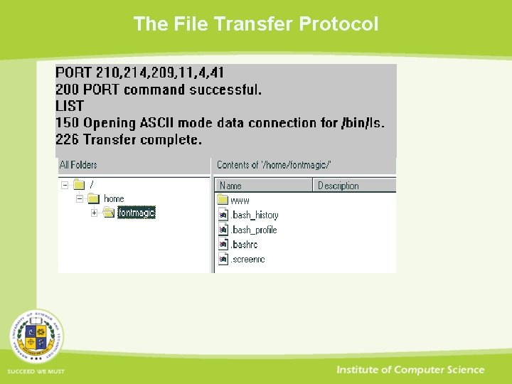 The File Transfer Protocol 