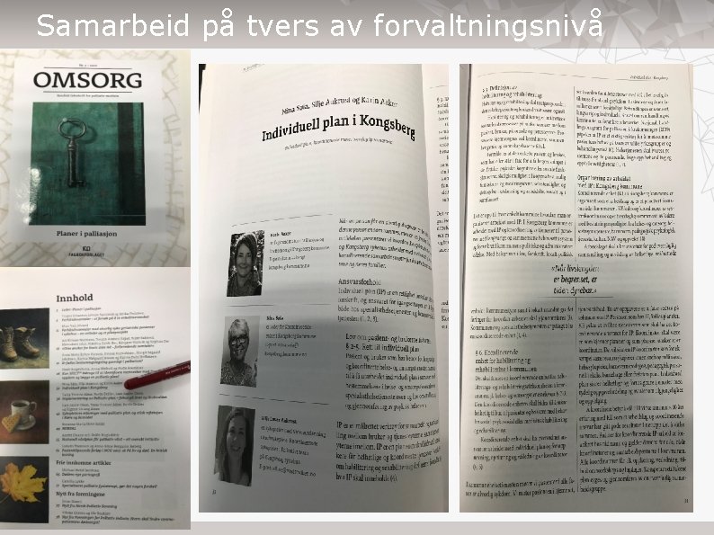 Samarbeid på tvers av forvaltningsnivå 