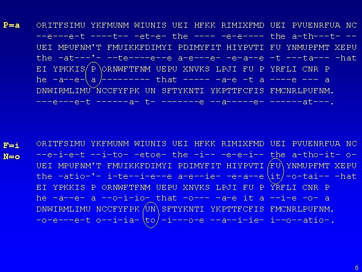P=a ORITFSIMU YKFMUNM WIUNIS UEI HFKK RIMIXFMD --e-t ----t-- -et-e- the ---- -e-e---UEI MPUFNM'T