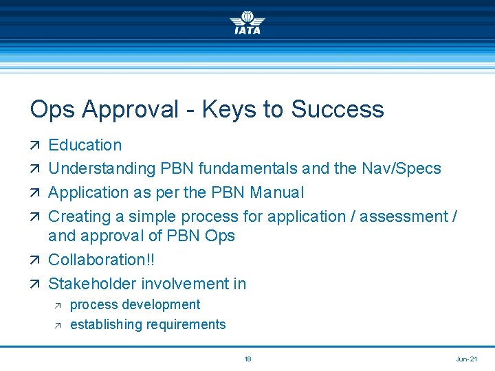 Ops Approval - Keys to Success ä Education ä Understanding PBN fundamentals and the