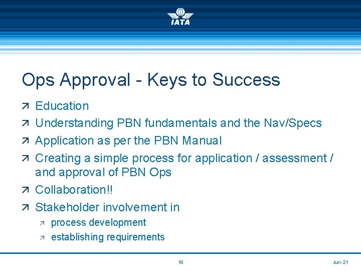 Ops Approval - Keys to Success ä Education ä Understanding PBN fundamentals and the