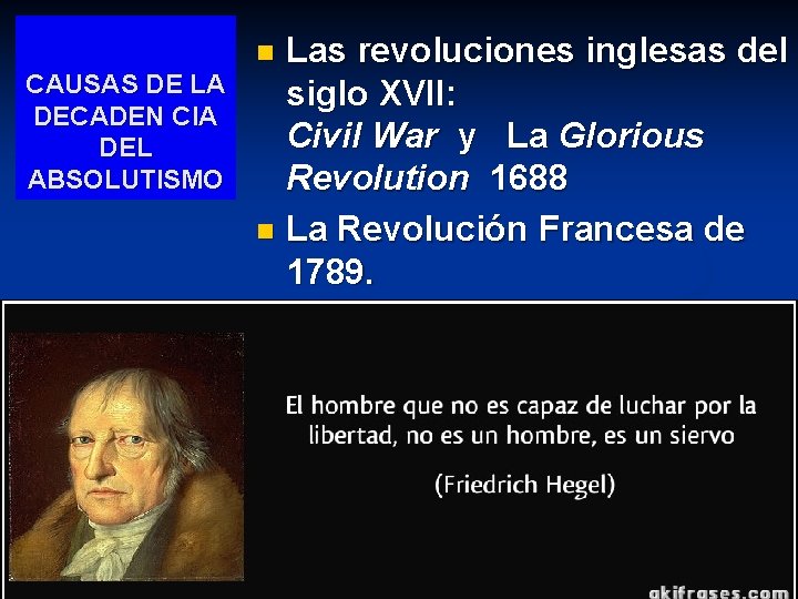 Las revoluciones inglesas del siglo XVII: Civil War y La Glorious Revolution 1688 n