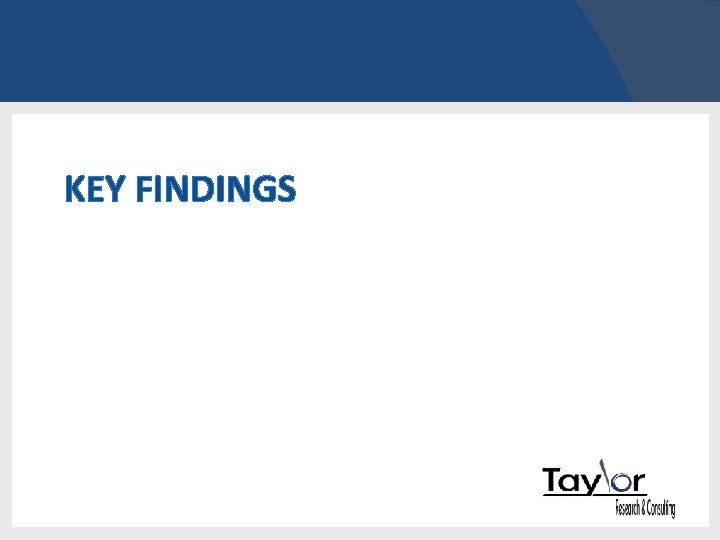 KEY FINDINGS 