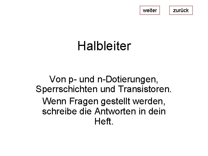 Weiter Halbleiter Von P Und Ndotierungen Sperrschichten Und