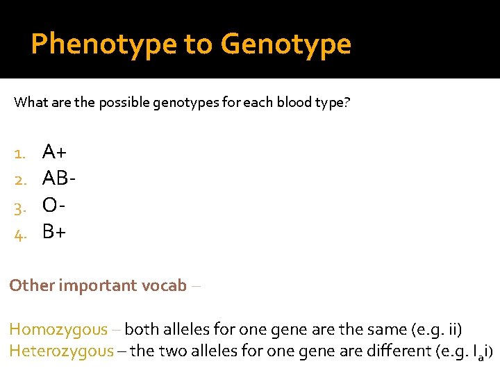 Blood Type 15 January 2019 Do Now