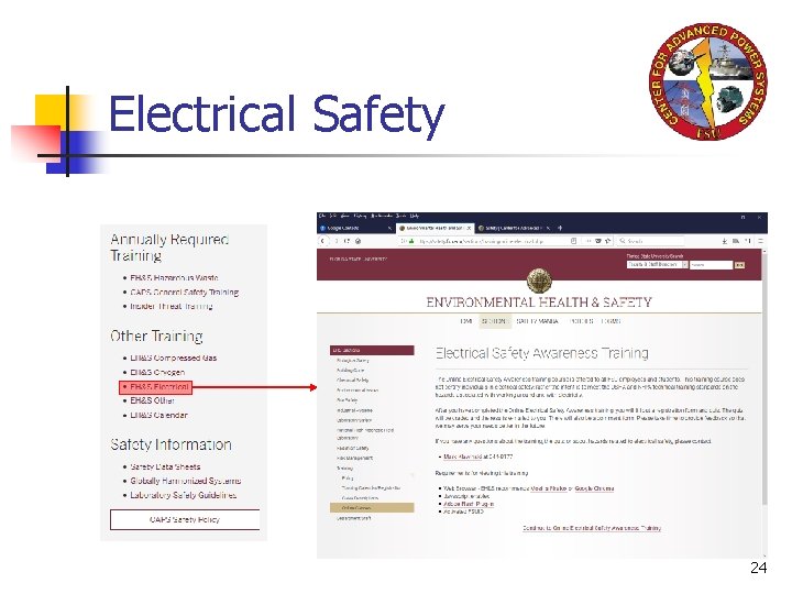 Electrical Safety 24 