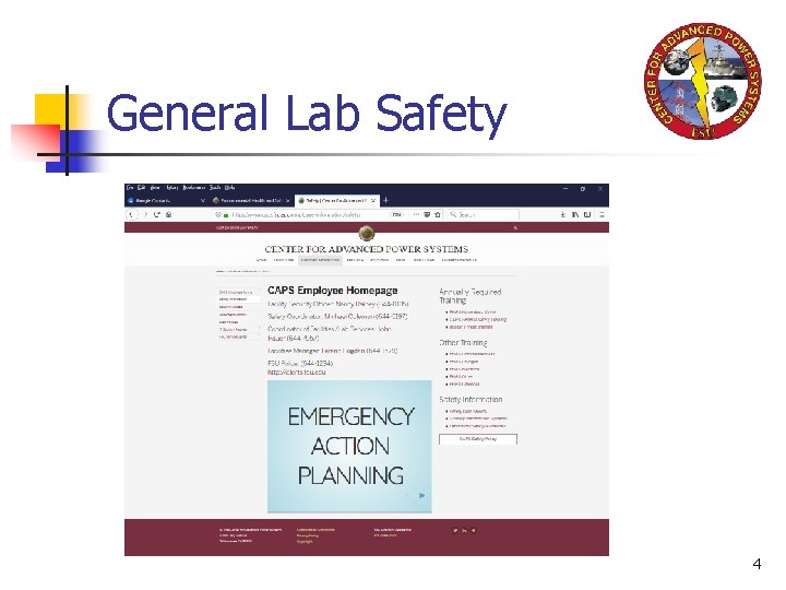 General Lab Safety 4 