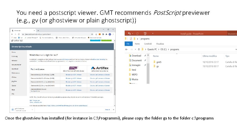 You need a postscript viewer. GMT recommends Post. Script previewer (e. g. , gv