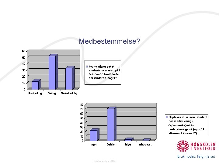 Medbestemmelse? Mattias Øhra 2004 