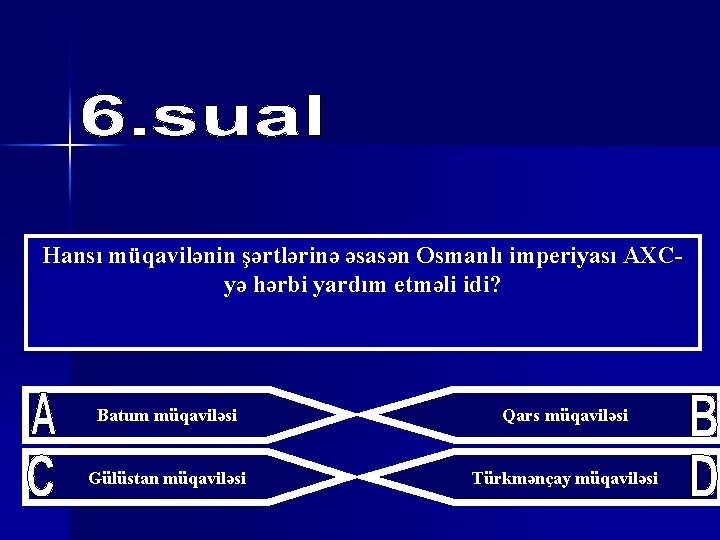 Hansı müqavilənin şərtlərinə əsasən Osmanlı imperiyası AXCyə hərbi yardım etməli idi? Batum müqaviləsi Qars