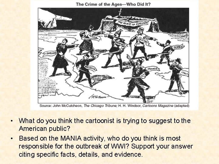  • What do you think the cartoonist is trying to suggest to the