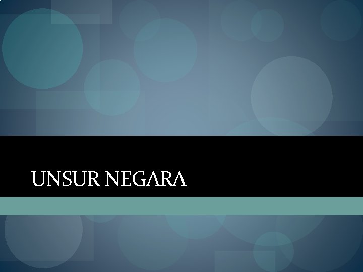 UNSUR NEGARA 