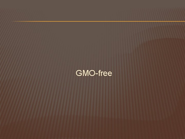GMO-free 