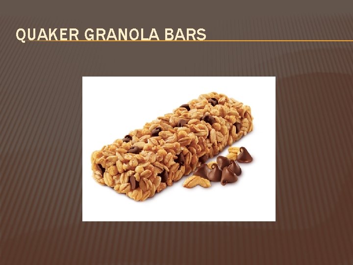 QUAKER GRANOLA BARS 