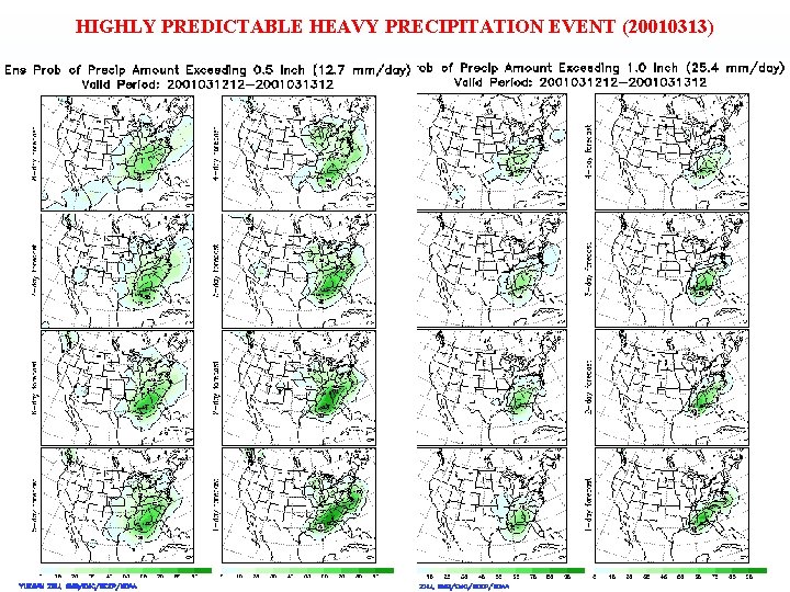 HIGHLY PREDICTABLE HEAVY PRECIPITATION EVENT (20010313) 