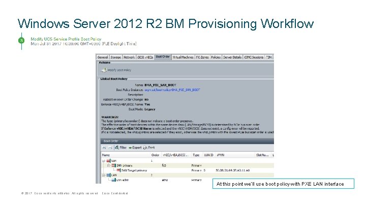 Windows Server 2012 R 2 BM Provisioning Workflow At this point we’ll use boot