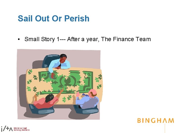 Sail Out Or Perish • Small Story 1 --- After a year, The Finance