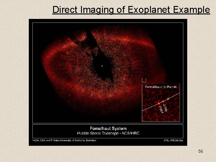 Direct Imaging of Exoplanet Example 56 