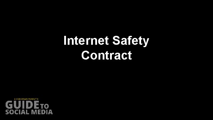 Internet Safety Contract 
