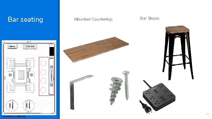 Bar seating Sensitivity: Confidential Mounted Countertop Bar Stools 10 