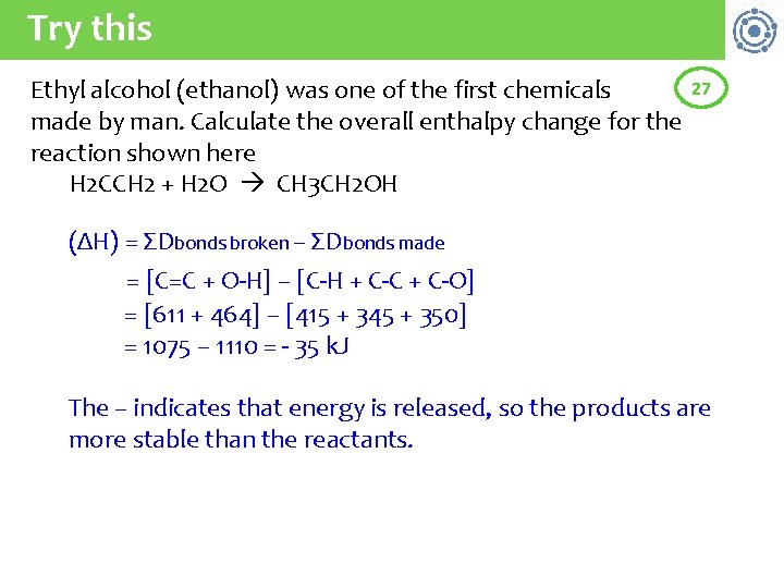 Try this Ethyl alcohol (ethanol) was one of the first chemicals made by man.