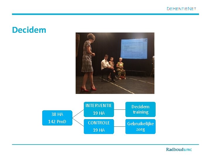 Decidem 38 HA 142 Pm. D INTERVENTIE 19 HA Decidem training CONTROLE 19 HA