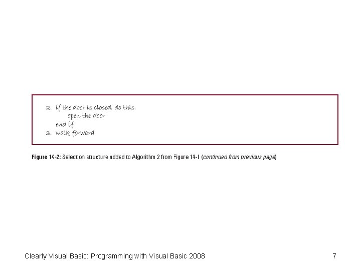 Clearly Visual Basic: Programming with Visual Basic 2008 7 