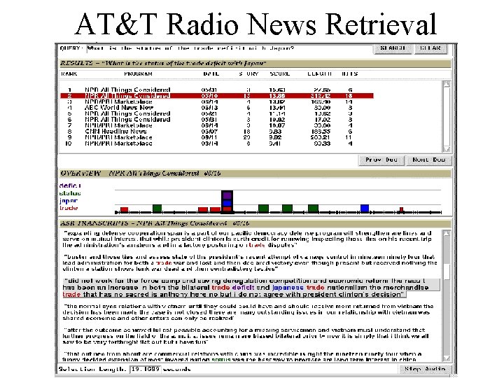 AT&T Radio News Retrieval 