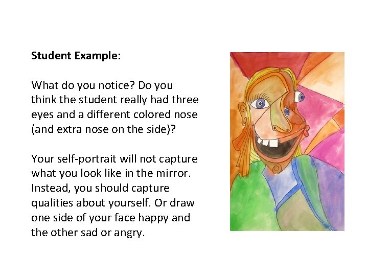 Student Example: What do you notice? Do you think the student really had three